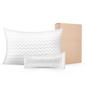 VEVOR Bed Pillow for Sleeping, Queen Size Pillow with Memory Foam Fill, Supportive & Adjustable