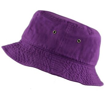 Cotton Bucket Hat Packable Sun Travel Beach Fisherman Outdoor Fishing Hiking