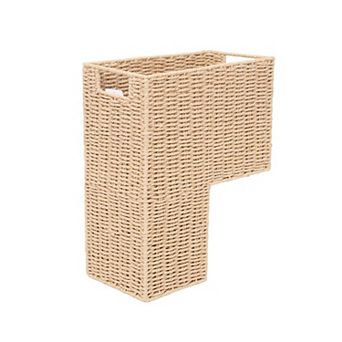 Stair Basket Woven Paper Rope Step Organizer