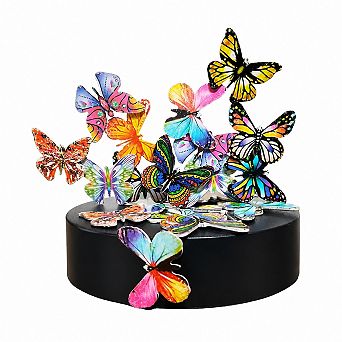 22 pc Butterfly Desk Sculpture Fidget Toy Office Stress Relief Decor Gift