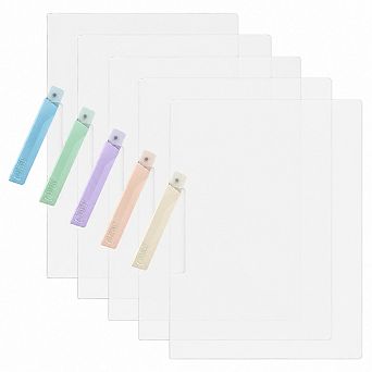 5 pc Plastic Swing Clip Report Covers For School Business Office
