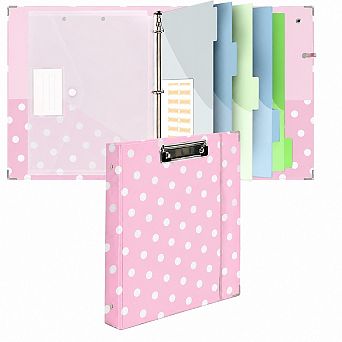 3 Ring Binder Clipboard Dividers Waterproof Durable File Organization For All Settings