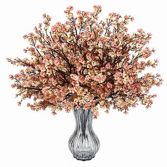 15 pc Real Touch Artificial Baby Breath Silk Stems Fall Holiday Decor