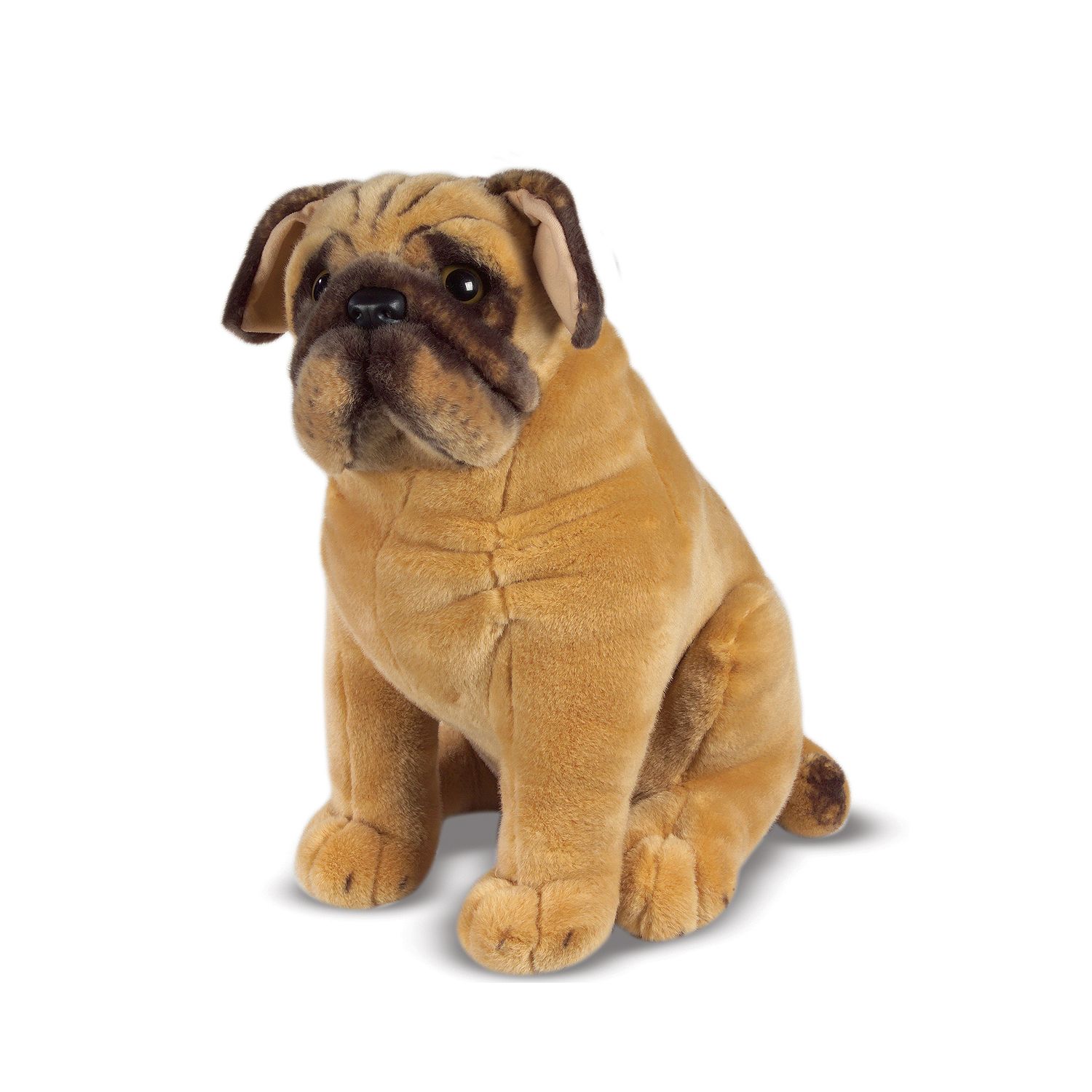 plush pug dog