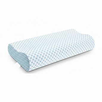 Contour Memory Foam Pillow Adjustable Odorless Support for Side Back Sleepers