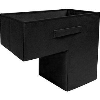L-Shape Stair Organizer Foldable Water-resistant Basket with Handles