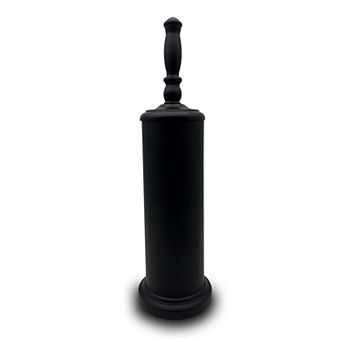 Metal Toilet Brush Holder Set Rustproof Hygienic Durable Chrome