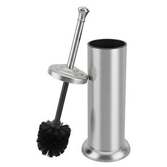 Toilet Brush Holder 304 Stainless Steel Long Handle Dense Bristles