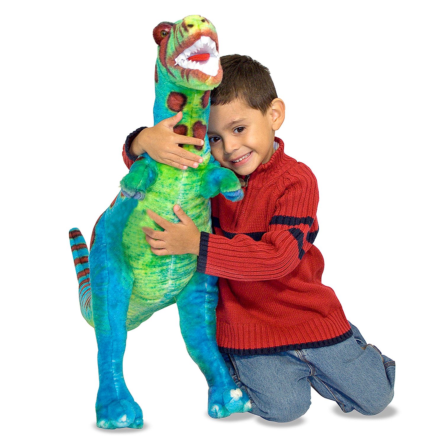 melissa and doug plush dinosaur