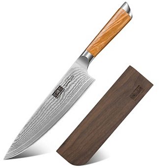 HOSHANHO 8 in Damascus Chef Knife 67 Layers Super Steel Kitchen Knife with Sheath