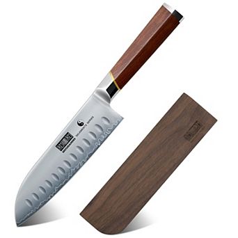HOSHANHO 7" Japanese Santoku Chef Knife with Magnetic Sheath