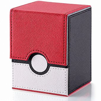 Premium Deck Box Case for Trading Card Games 3 x 3 x 4 in Holds 150 Cards with 2 Dividers
