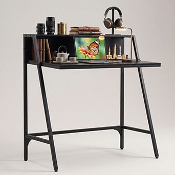 31.5" 2 tier Small Computer Desk PC Laptop Table,Computer Study Writing Workstation for Home Office