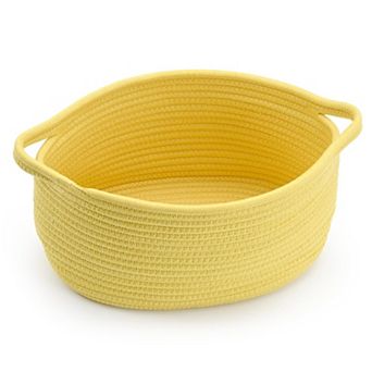 Empty Gift Basket With Handle Decorative Storage Container For Special Occasions