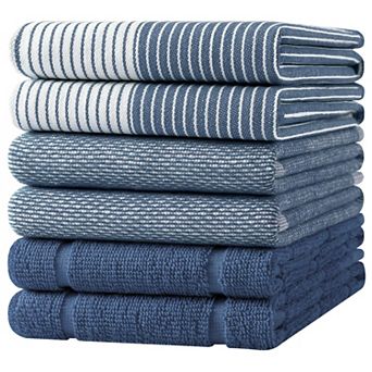 Terry Kitchen Towels Dish Tea Towel Set Hanging Loop