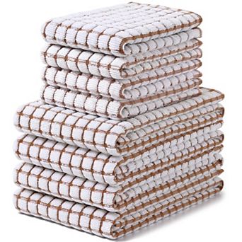Kitchen Terry Dish Cloths Absorbent Soft Set