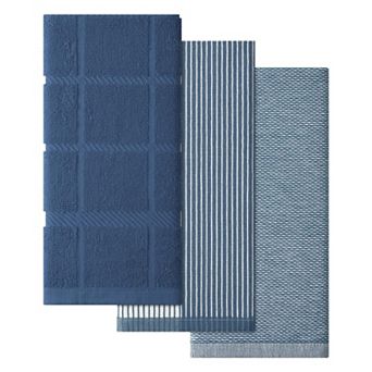 Terry Kitchen Towels Dish Tea Towel Set Hanging Loop