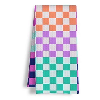 Checkered Boho Dish Tea Hand Towel