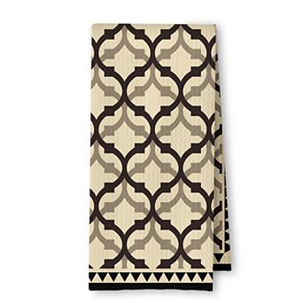 Boho Checkered Kitchen Towel Retro Decor Hand Dish Tea Bathroom Abstract Casual