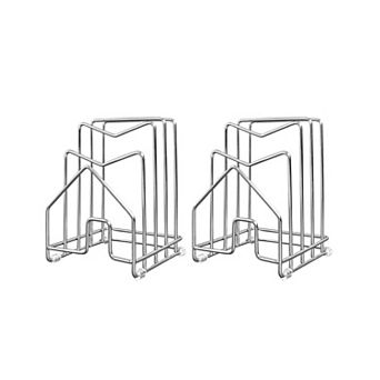 Pot Lid Organizer Pan Rack Stand Kitchen Cabinet