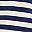 Navy Ivory Stripe