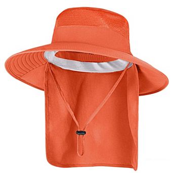 Sun Hat UPF 50+ Wide Brim Breathable Neck Flap UV Protection