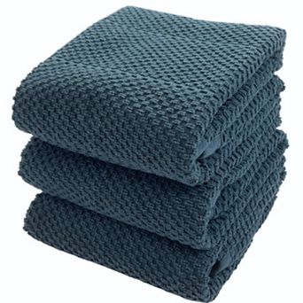 Kitchen Terry Dish Towels Soft Absorbent Quick Dry