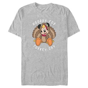 Big & Tall Disney's Mickey Mouse Hooray For Turkey Day Graphic Tee