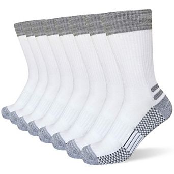 4 Pairs Mens Crew Work Boot Socks Thick Cushioned Wicking