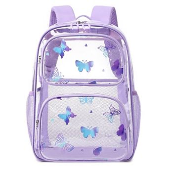 Clearpack Transparent See Through Heavy Duty Bookbag