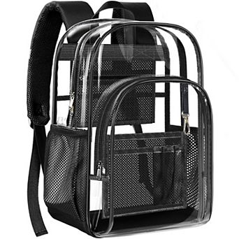 Heavy Duty Transparent Reinforced Bottom Security Bag School backpack