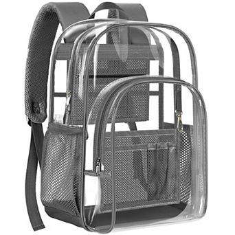 Heavy Duty Transparent Reinforced Bottom Security Bag School backpack