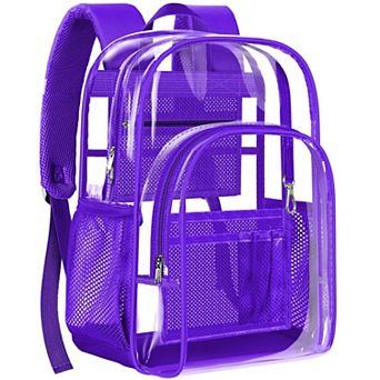 Heavy Duty Transparent Reinforced Bottom Security Bag School backpack