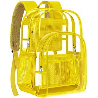 Heavy Duty Transparent Reinforced Bottom Security Bag School backpack