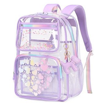 Heavy Duty TPU Transparent Stadium Approved Bookbag School