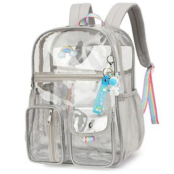 Clearpack PVC Transparent Stadium Concert Bag Student backpack