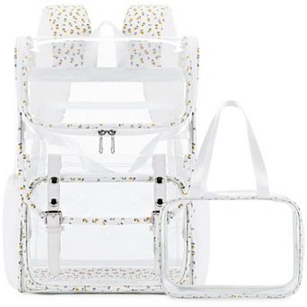 Clearpack PVC Transparent Stadium Concert Bag Student backpack