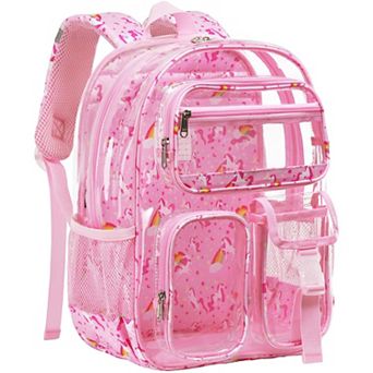 15' Cute Transparent School Bookbag