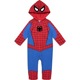 Marvel Spider-Man Cosplay Hooded One Piece
