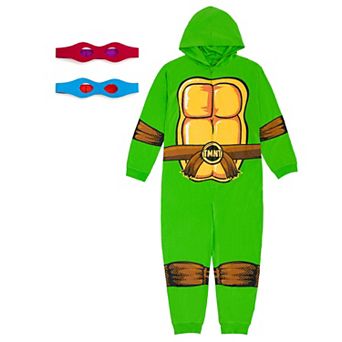 Teenage Mutant Ninja Turtles Cosplay Hooded One Piece Set