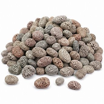 Natural Rounded Lava Rock for Vases, Planters, Centerpieces & Home Décor 10 Pounds