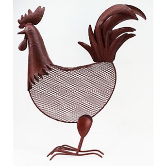 Decorative Metal Wine Cork Holder Rooster, Cork Collector Display for Kitchen, Bar & Home Decor