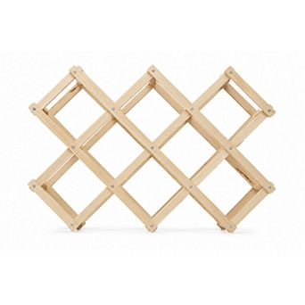Wine Rack for Countertop Wine Bottle Organizer for Kitchen Counter, Home Bar, Dining Room & Cabinet