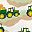 Green Tractor Print