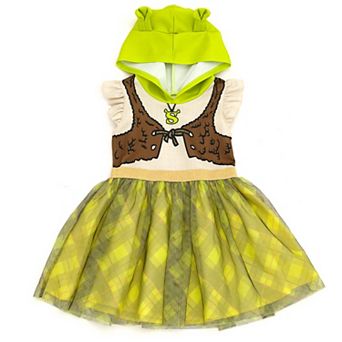 DreamWorks Shrek Sleeveless Cosplay Tutu Dress