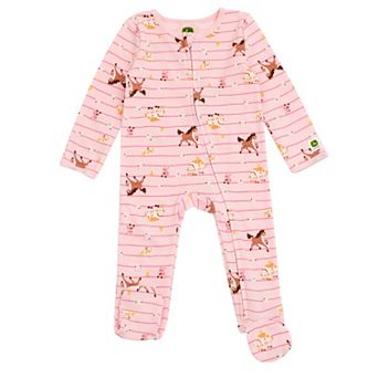 John Deere Zip-Up Footed Sleep N Play