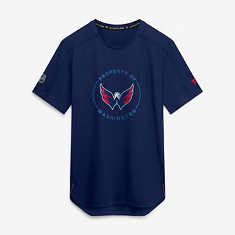 Men's Fanatics Navy Washington Capitals Authentic Pro Train Performance T-Shirt