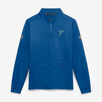 Men's Fanatics Blue St. Louis Blues Authentic Pro Rink Fleece Quarter-Zip Pullover