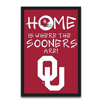 "Oklahoma Sooners Home Is Where 12"" x 18"" Garden Flag"