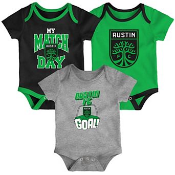 Infant Outerstuff Austin FC Three-Pack Unite Bodysuit Set